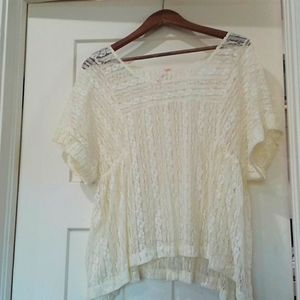Free People lace top